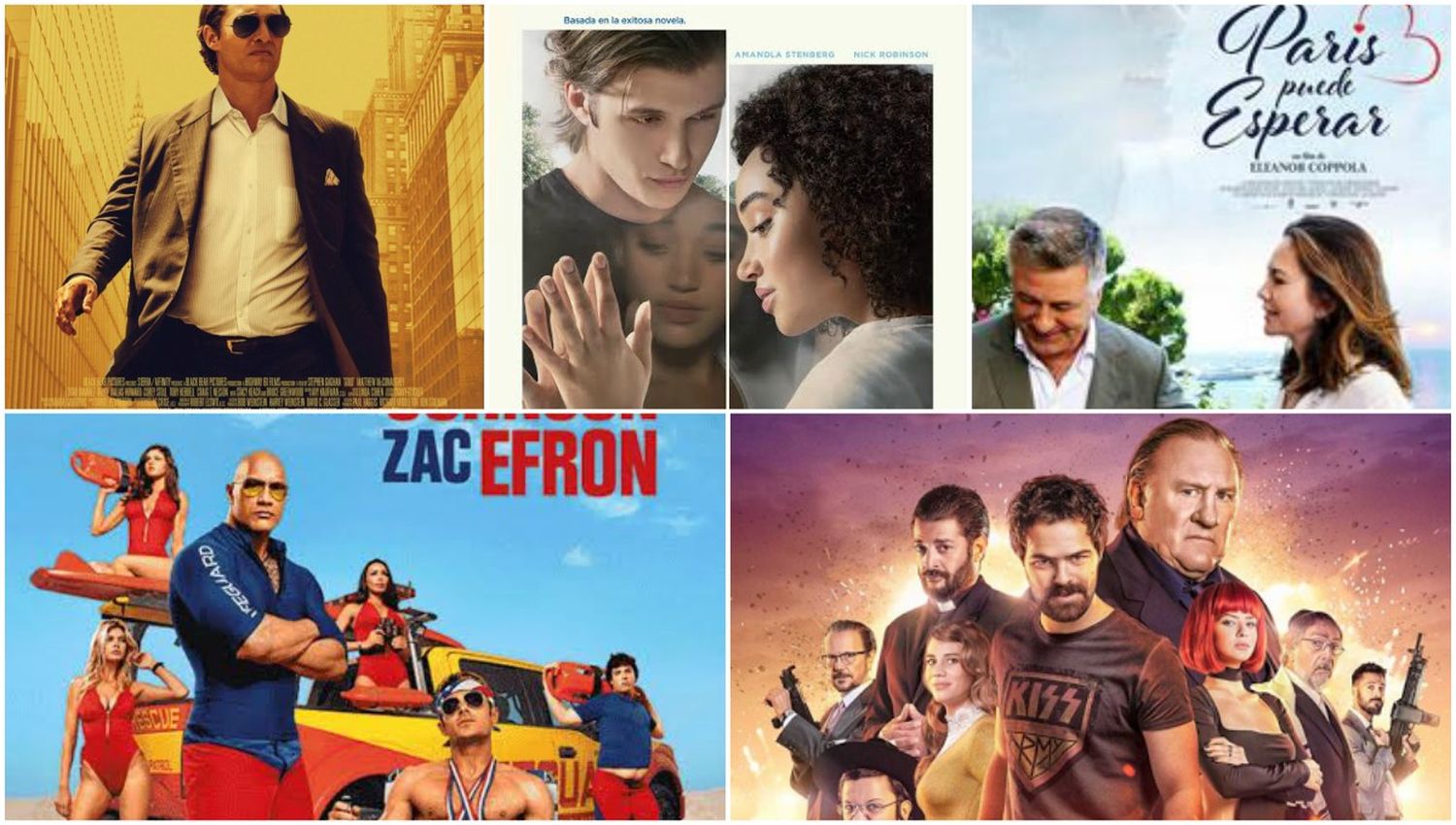 Cinco estrenos renuevan la cartelera de cine