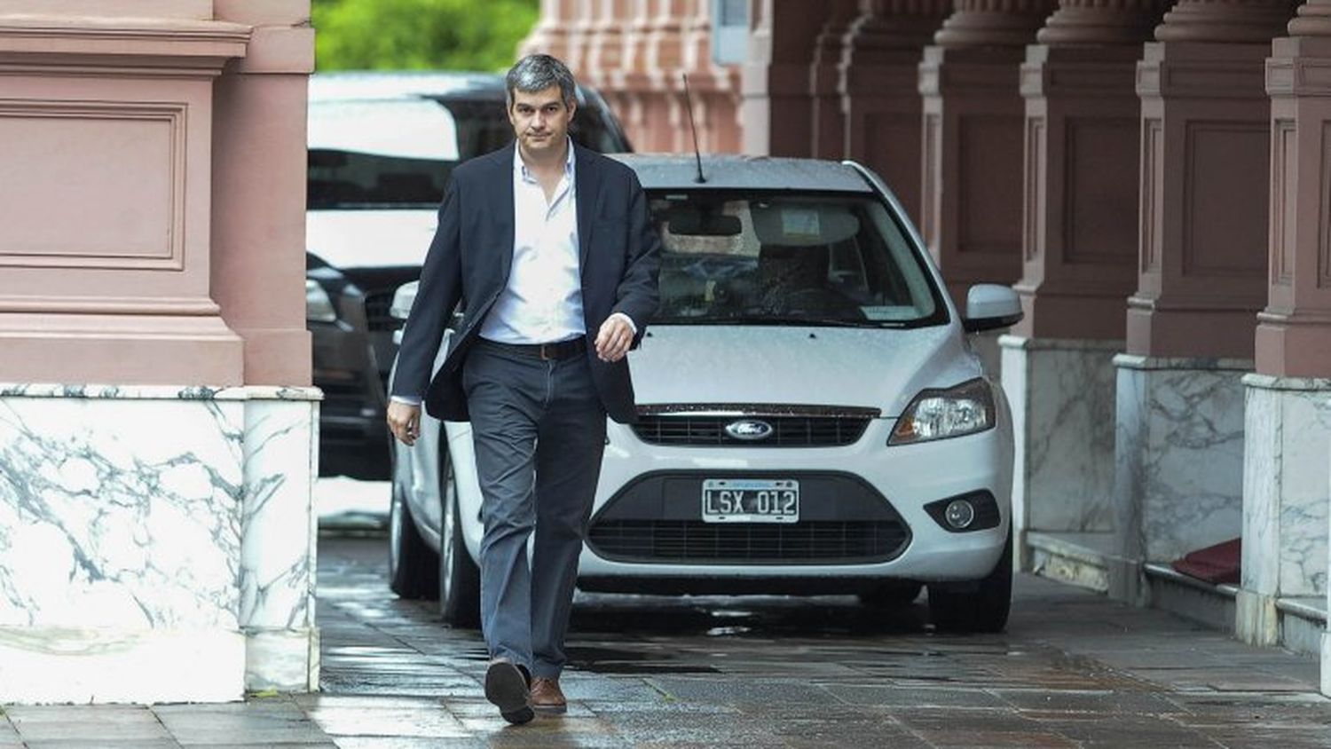 Transición: Aníbal Fernández recibió a Marcos Peña en Casa Rosada