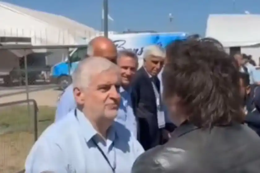 Fernando Vilella y Javier Milei.