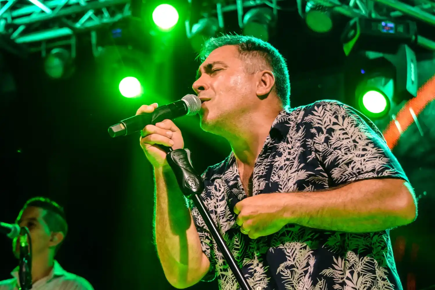 Cristian “El Loco” Amato, uno de los artistas más convocantes en la ciudad.