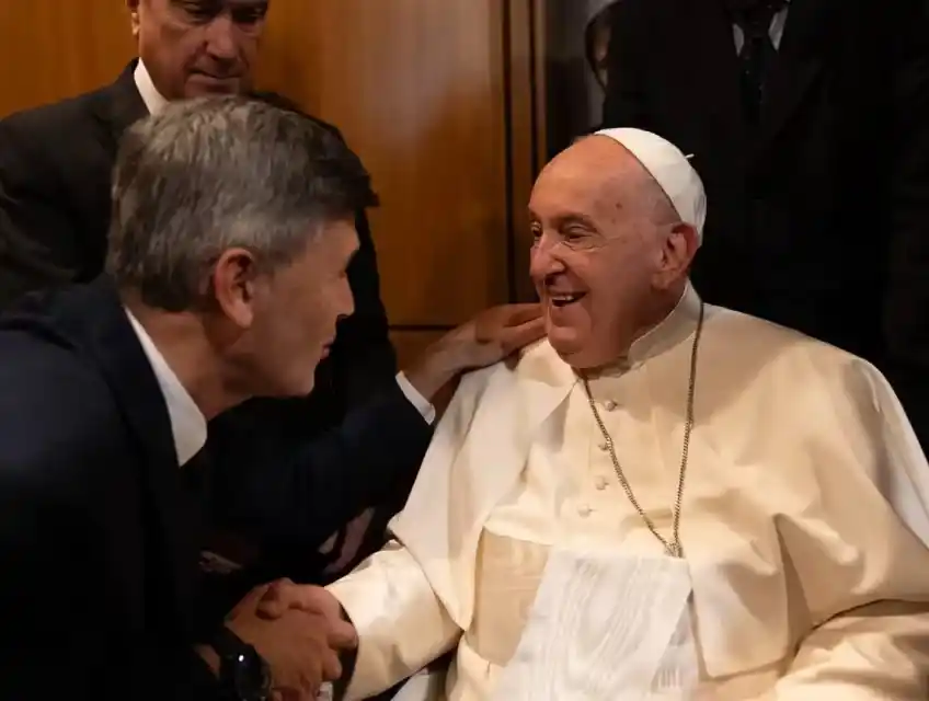 El intendente Daniel Passerini se reunió con el papa Francisco