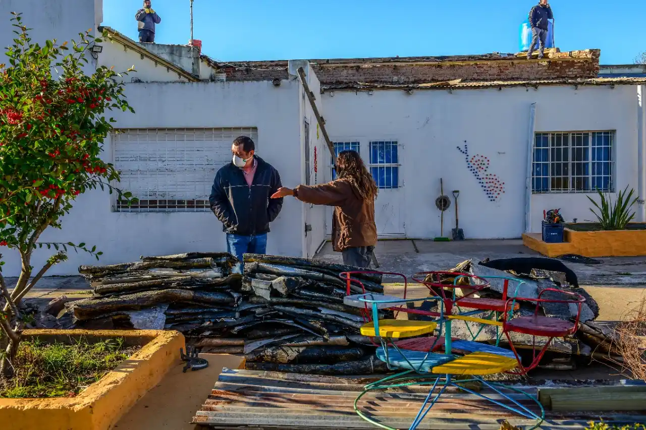 Continúan obras de refacción en instituciones de Benito Juárez