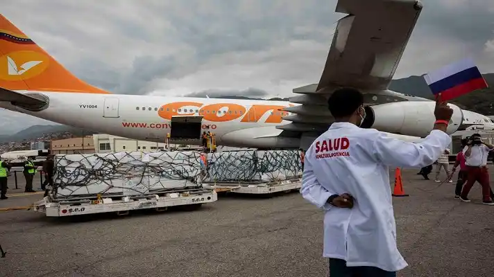 Llegan a Venezuela 80.000 dosis de vacunas rusas Sputnik V