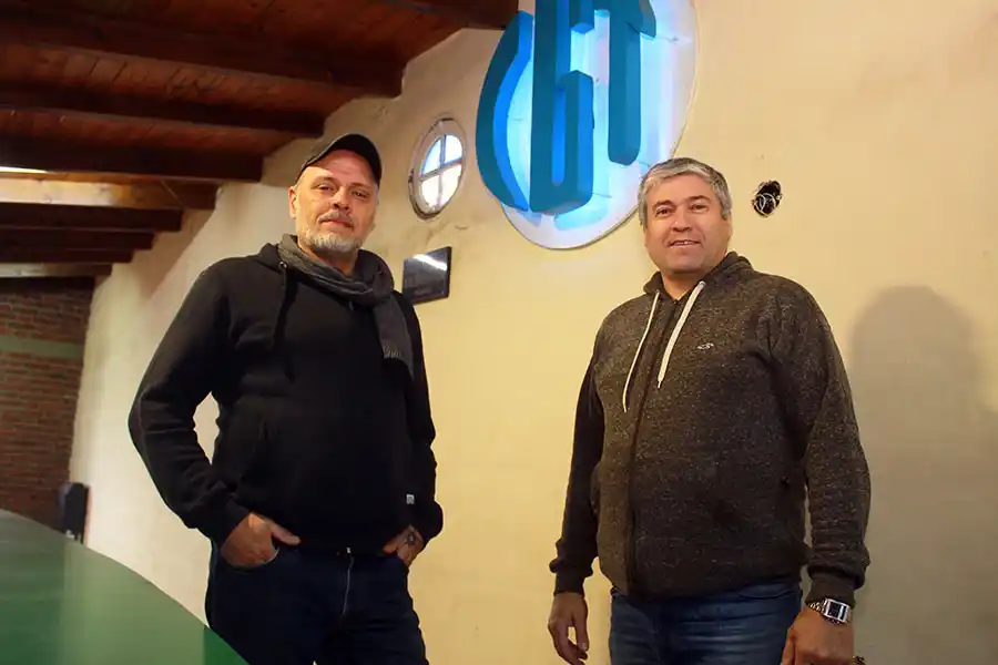 Representantes de la CGT Necochea