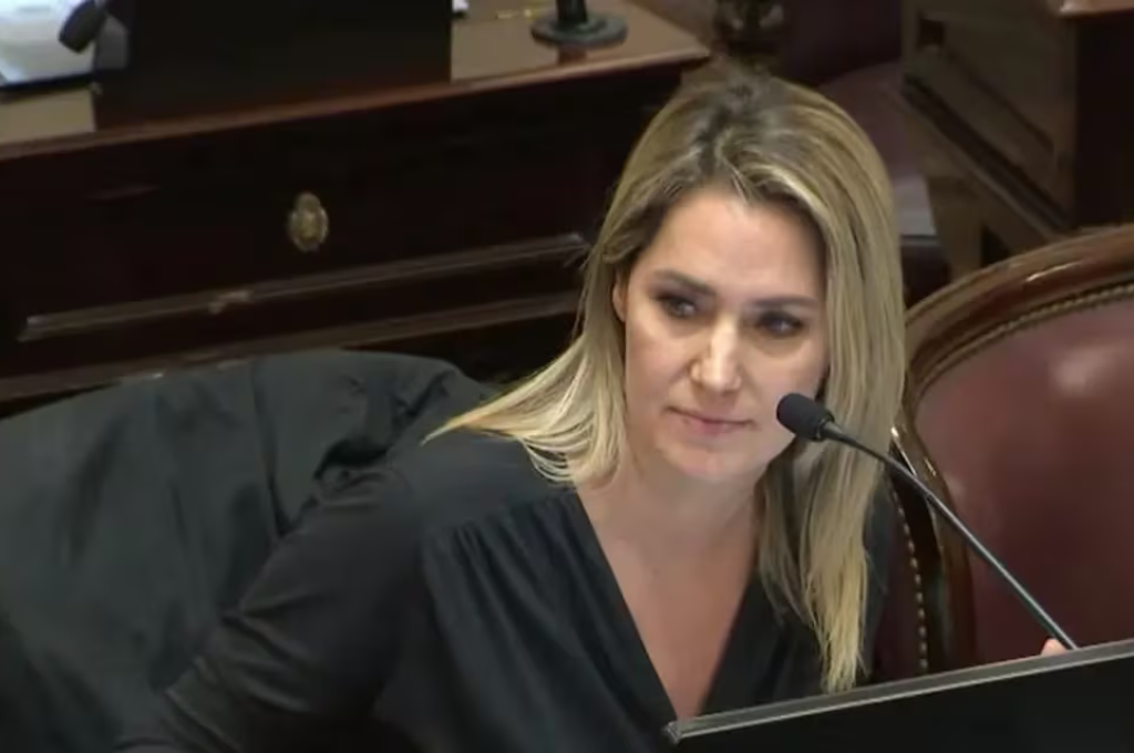 La senadora Carolina Lossada
