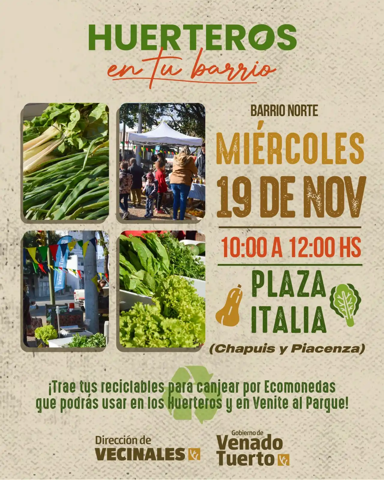 Huerteros en tu barrio