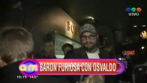 La violenta reacción de Daniel Osvaldo con un periodista