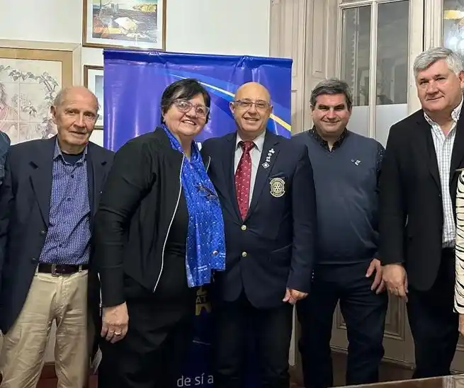 Visita del Gobernador de Distrito 4945, Sr. Eduardo Orso