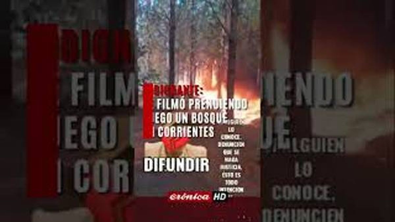 Se filmó prendiendo fuego, lo escracharon y salió a hablar