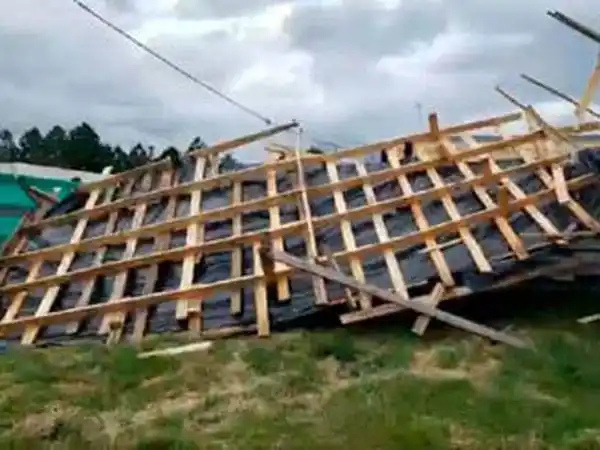 La tormenta causó una  muerte en Federación