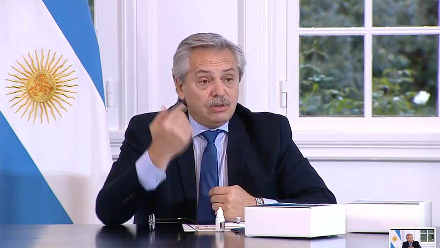 "Me preocupa mucho el aumento de los contagios en el AMBA" dijo Alberto