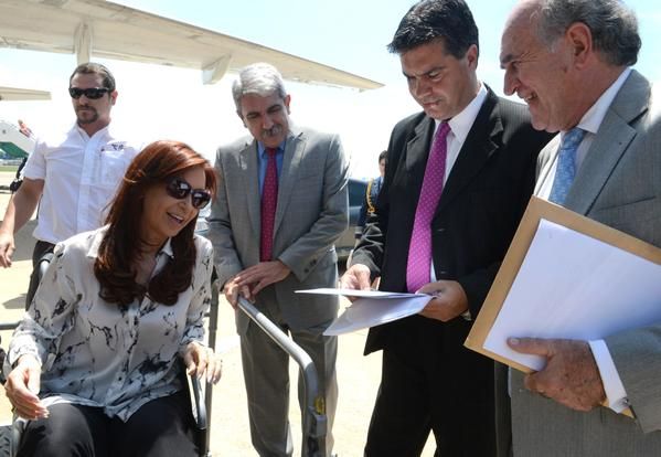 Cristina partió a Santa Cruz para celebrar Año Nuevo con su familia