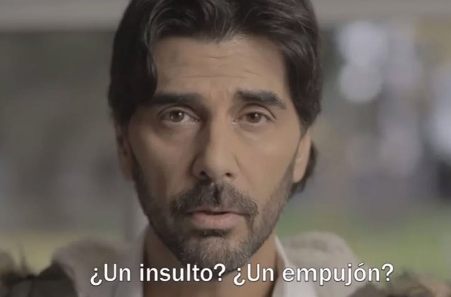 El día que Juan Darthés participó de un spot contra la violencia de género