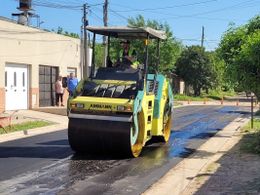Avanzan los trabajos de pavimentación en la zona oeste: se asfaltó el segundo consorcio vecinal