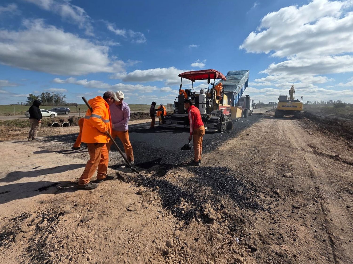 Habilitaron el tránsito sobre la Ruta Provincial Nº 20 a la altura de la nueva alcantarilla transversal