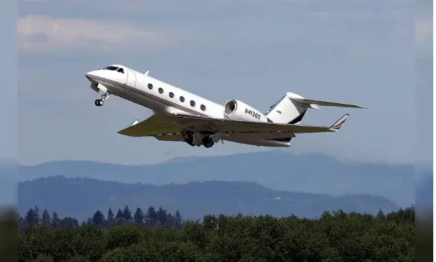 Gulfstream IV. Foto Redes. Agencia NA.

Foto Redes. Agencia NA.