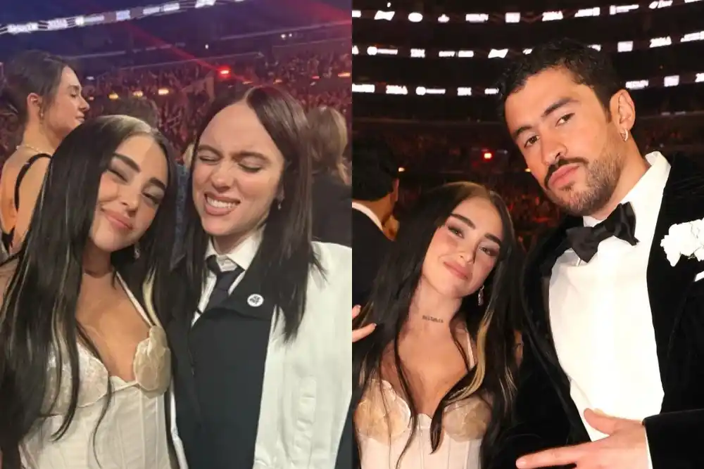 Nicki Nicole estuvo presente en los Grammy: saludo con Billie Eilish y celebración por el premio de Bad Bunny
