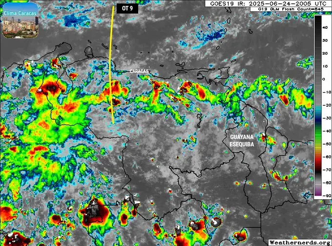 ONDA TROPICAL 9 pasa por Venezuela: persisten las lluvias en casi todo el país