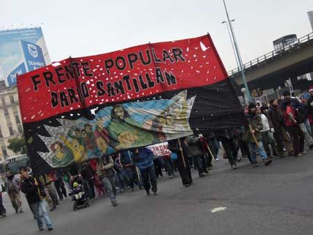 Jornada de movilización contra el hambre en accesos de la Provincia