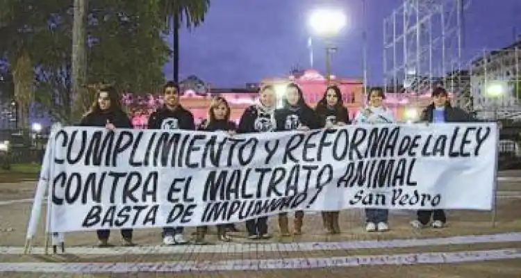 San Pedro estuvo presente en la marcha por el día del animal
