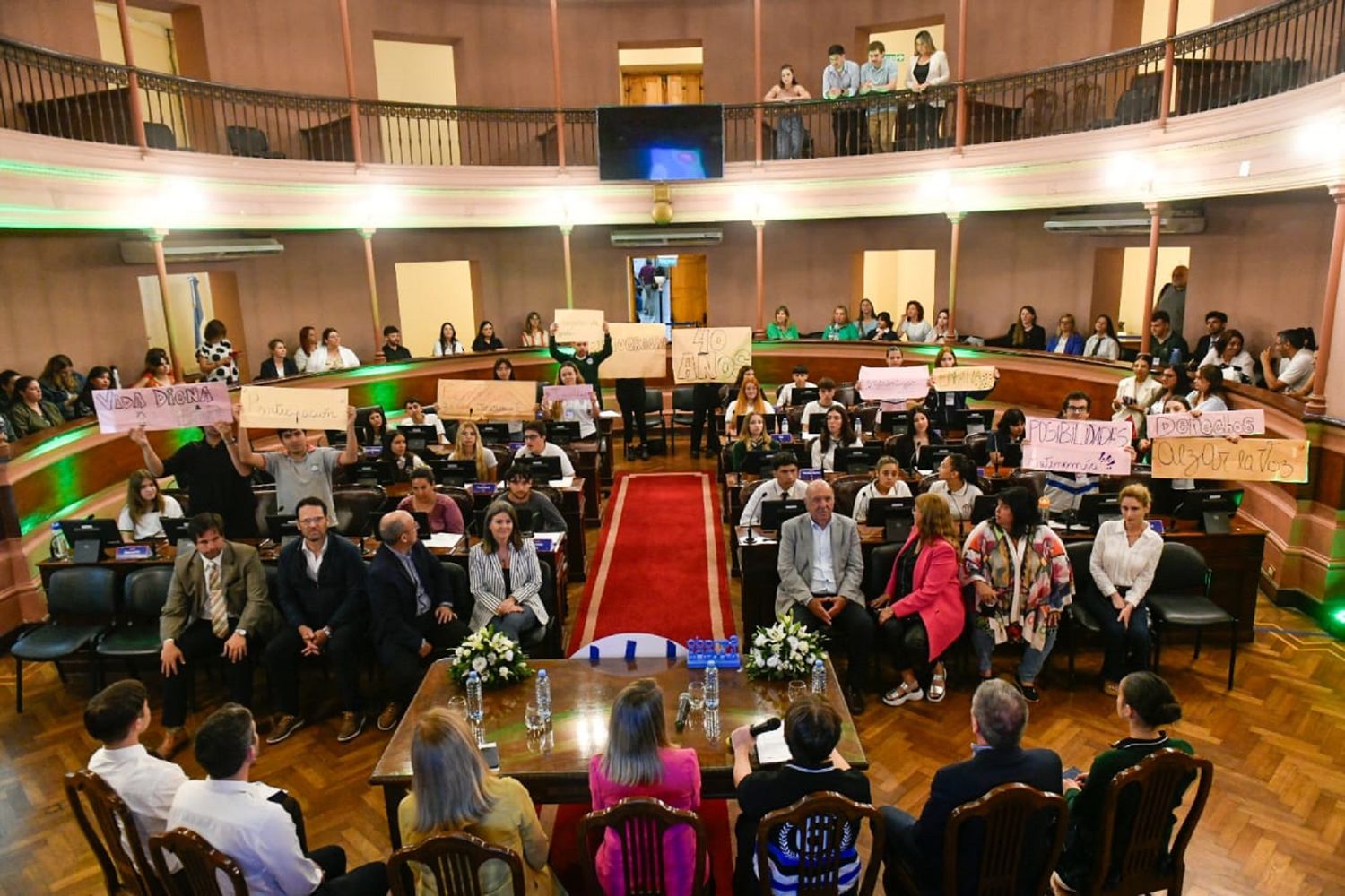 El valor de la democracia se destacó en el cierre de la etapa provincial del Senado Juvenil