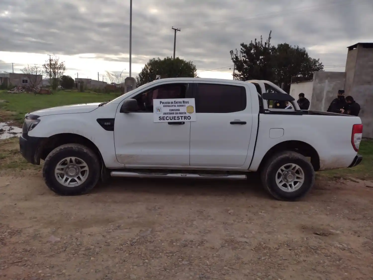 Residen en Crespo y están involucrados en el robo en zona rural de Libertador San Martín