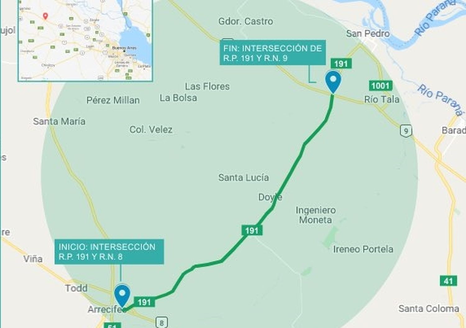 Repavimentación de ruta 191: abrieron los sobres con las ofertas de 17 empresas para el proyecto
