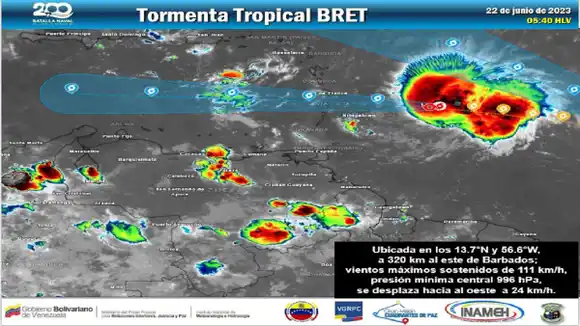 ¡ZARPE RESTRINGIDO! INAMEH prevé lluvias y ráfagas de vientos tras paso  de tormenta Bret