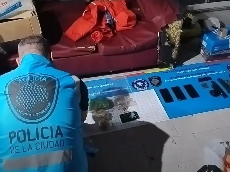 La policía realizó un importante secuestro de estupefacientes.