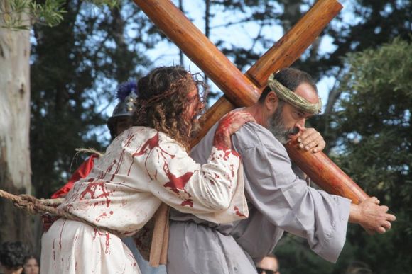 Se realizó el Vía Crucis en Claromecó