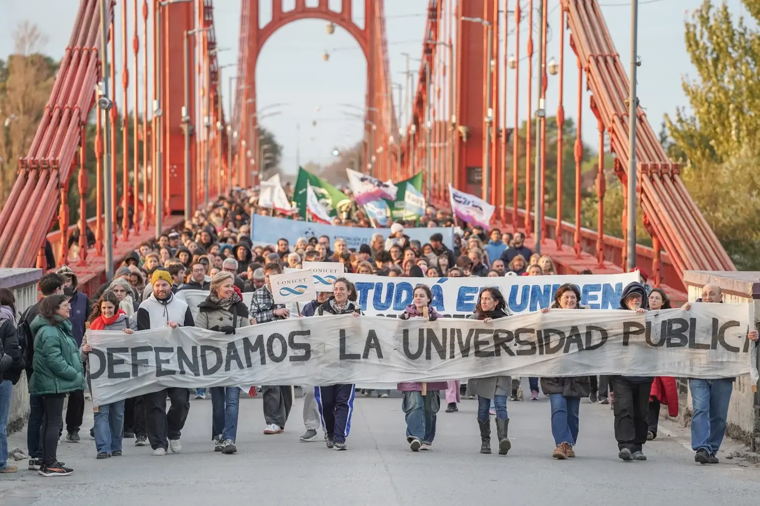 Movilización. Gran convocatoria en defensa de la educación pública.