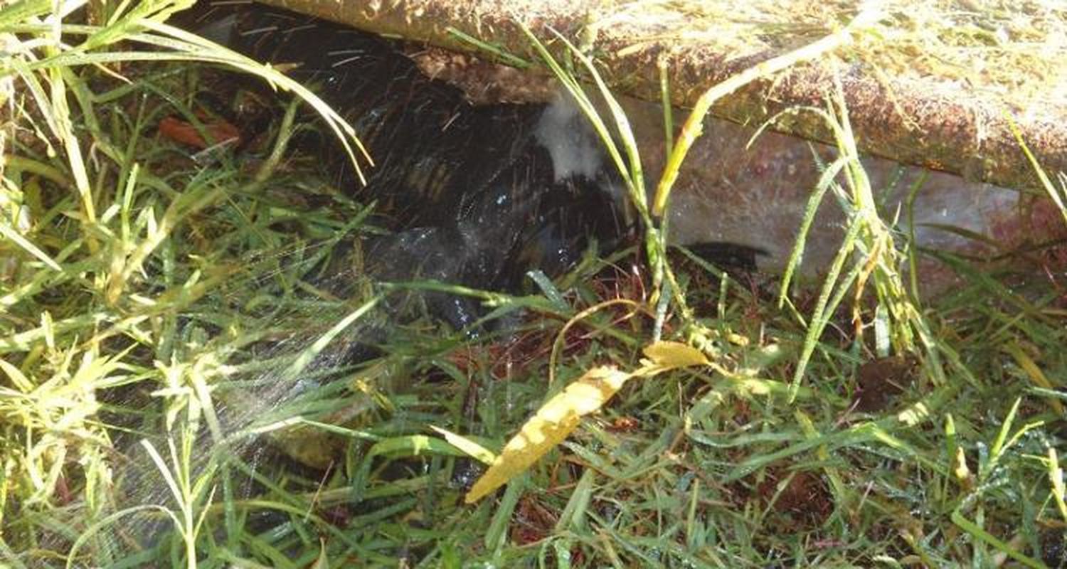 Arreglaron la pérdida de agua de El Amanecer