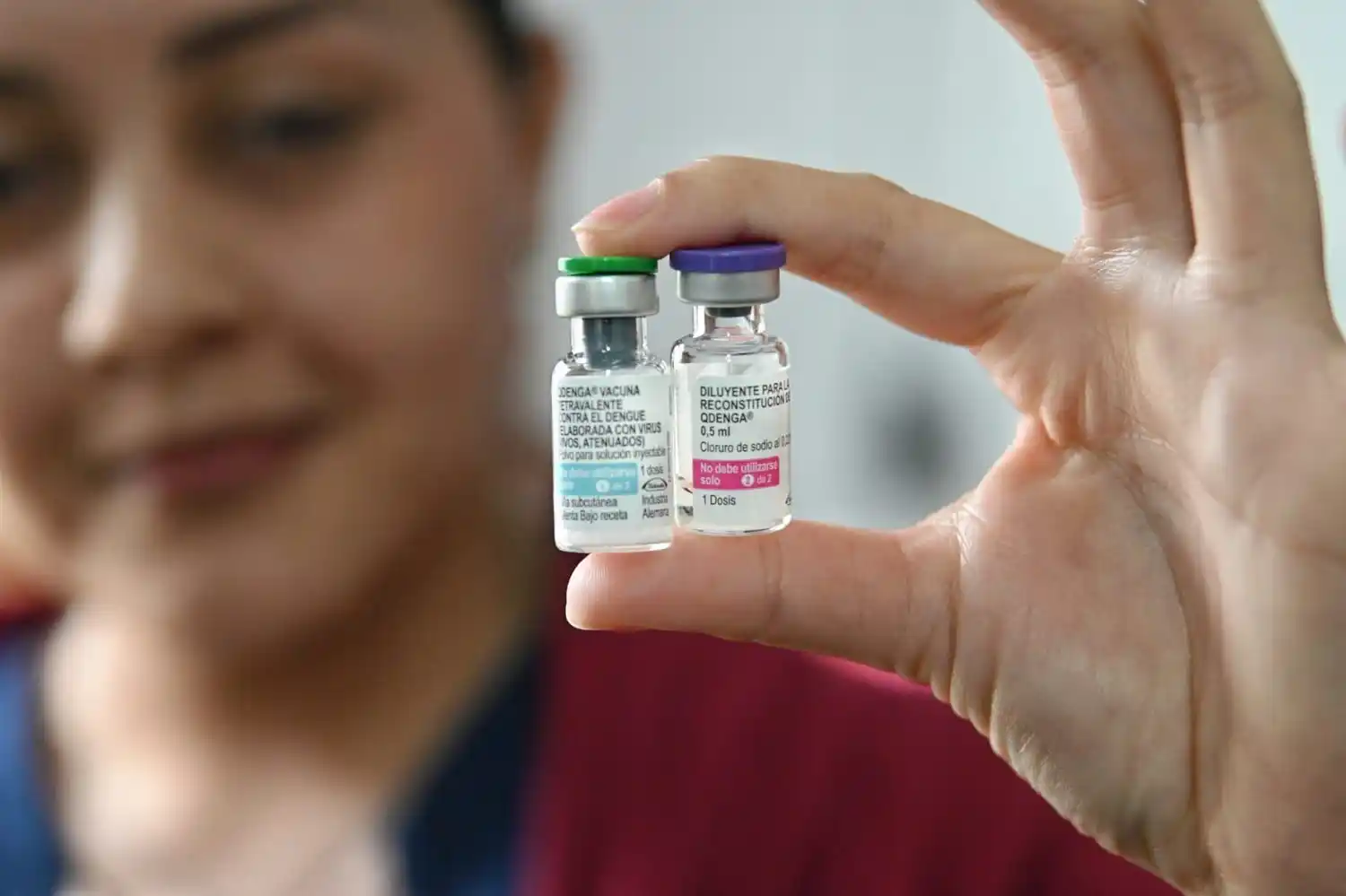 Vacuna contra el dengue.