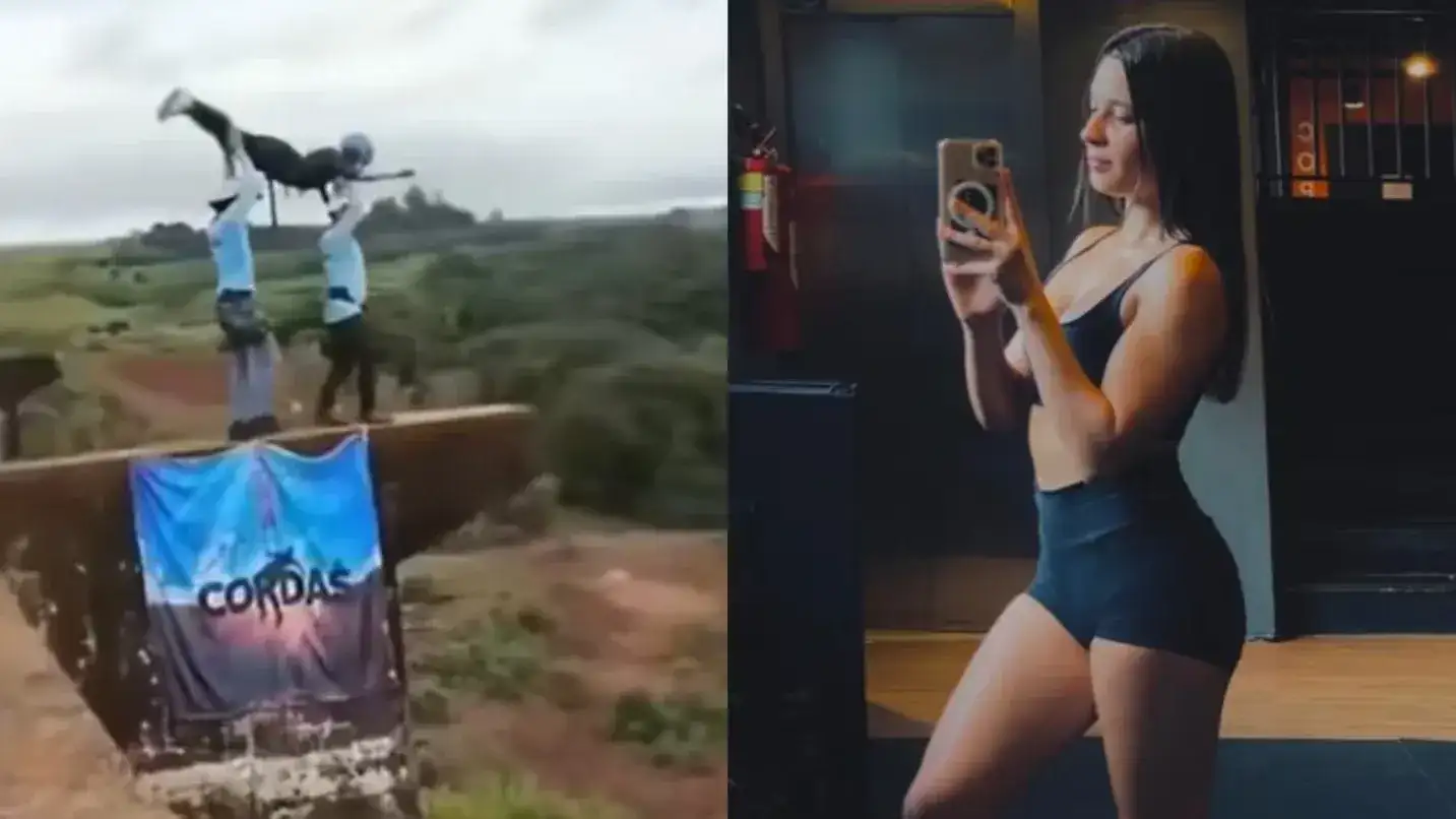 María Eduarda Rodrigues de Freitas tenía 21 años y murió tras ser lanzada al vacio en una actividad recreativa. (Foto: Jornal Da EPTV / @dudz.rodrigues)