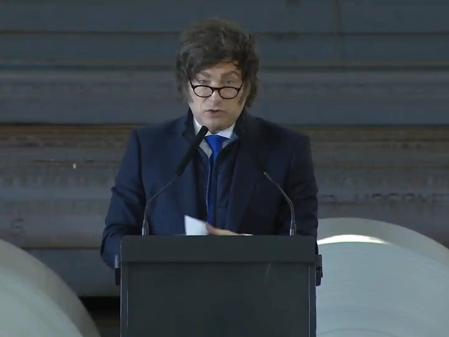 Javier Milei en San Nicolás