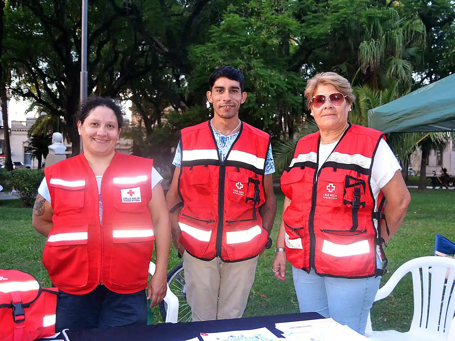 Integrantes del voluntariado de Cruz Roja Gualeguay
