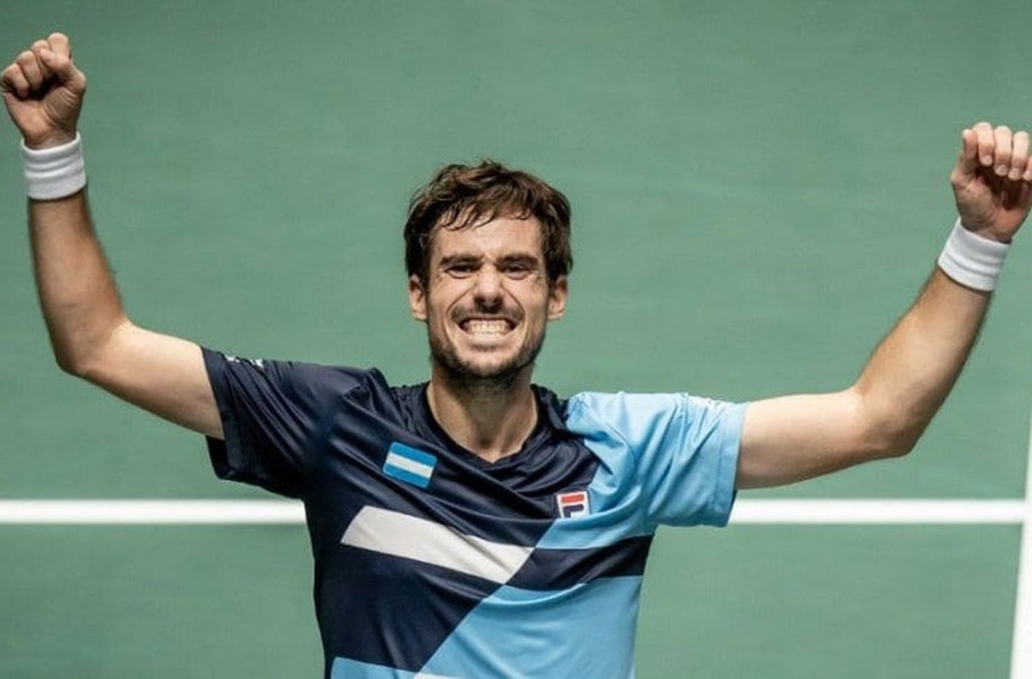 Pella consiguió el primer punto ante España