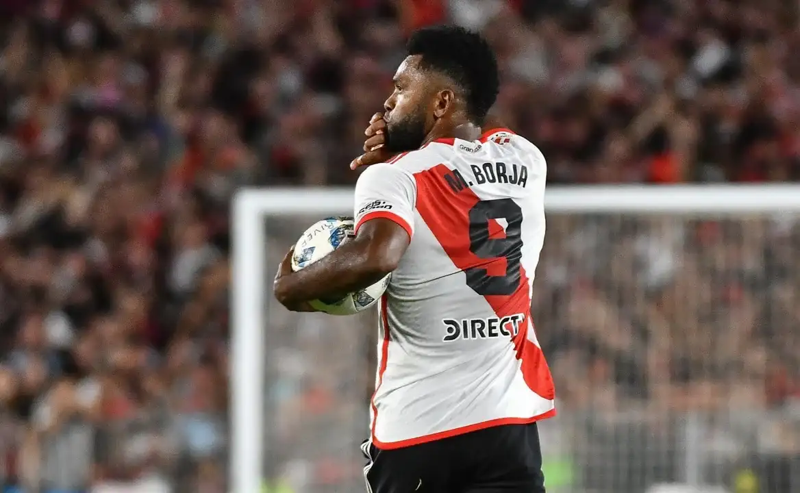Con un doblete de Borja, River se lo dio vuelta a Rosario Centra