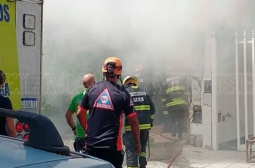 Se conoció el motivo del incendio en La Perla: se olvidaron la pava en la hornalla