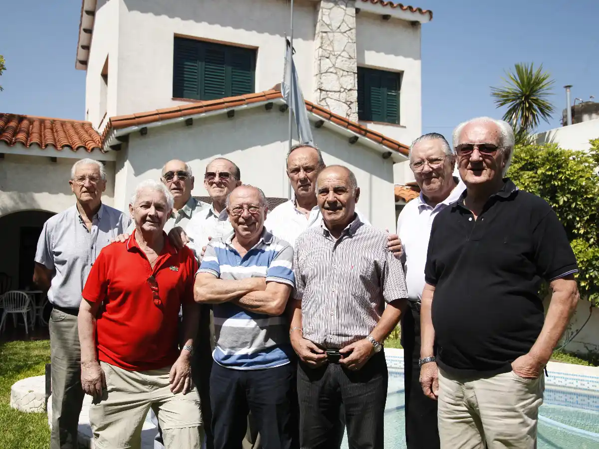 La peña Clase 39 homenajeó al "Baby" Ruiz, un enamorado de la patria