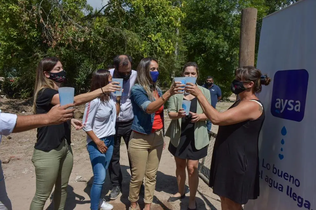 Tigre: Galmarini inauguró red de agua que beneficia a mil habitantes del Barrio Parque Guazu-Nambi