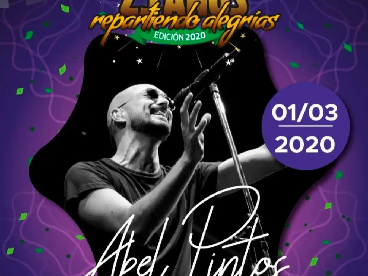 Se conocieron los precios para el show de Abel Pintos 