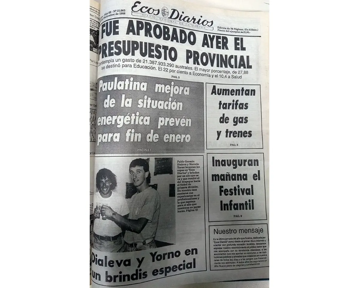 Viernes 31 de diciembre de 1988