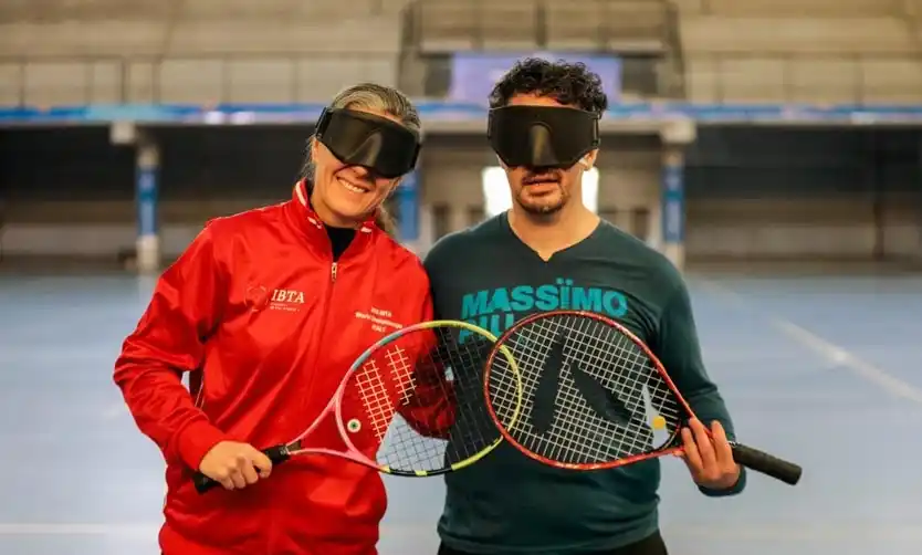 Se jugó en Pilar la primera Copa de Tenis para ciegos