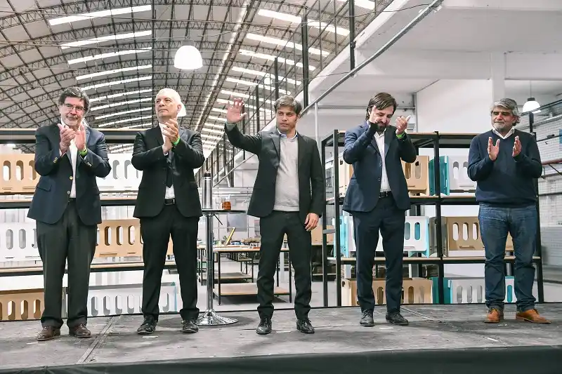 Kicillof inauguró el Polo Industrial de la Unidad Penitenciaria N° 1 de Olmos: “Estamos realizando una inversión histórica"