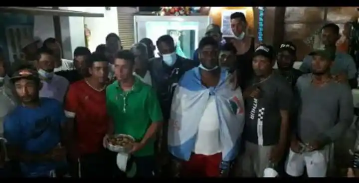 Sobrevivientes del naufragio agradecen la vida a la Virgen Del Valle