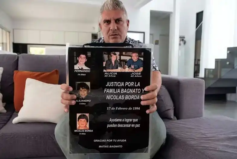 La confesión de Matías Bagnato tras la muerte del asesino de su familia