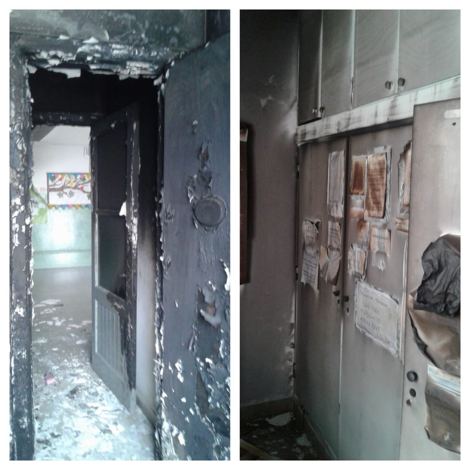 Incendio en la Escuela N°27 de Almirante Brown: Suteba tildó de “extraño” el siniestro
