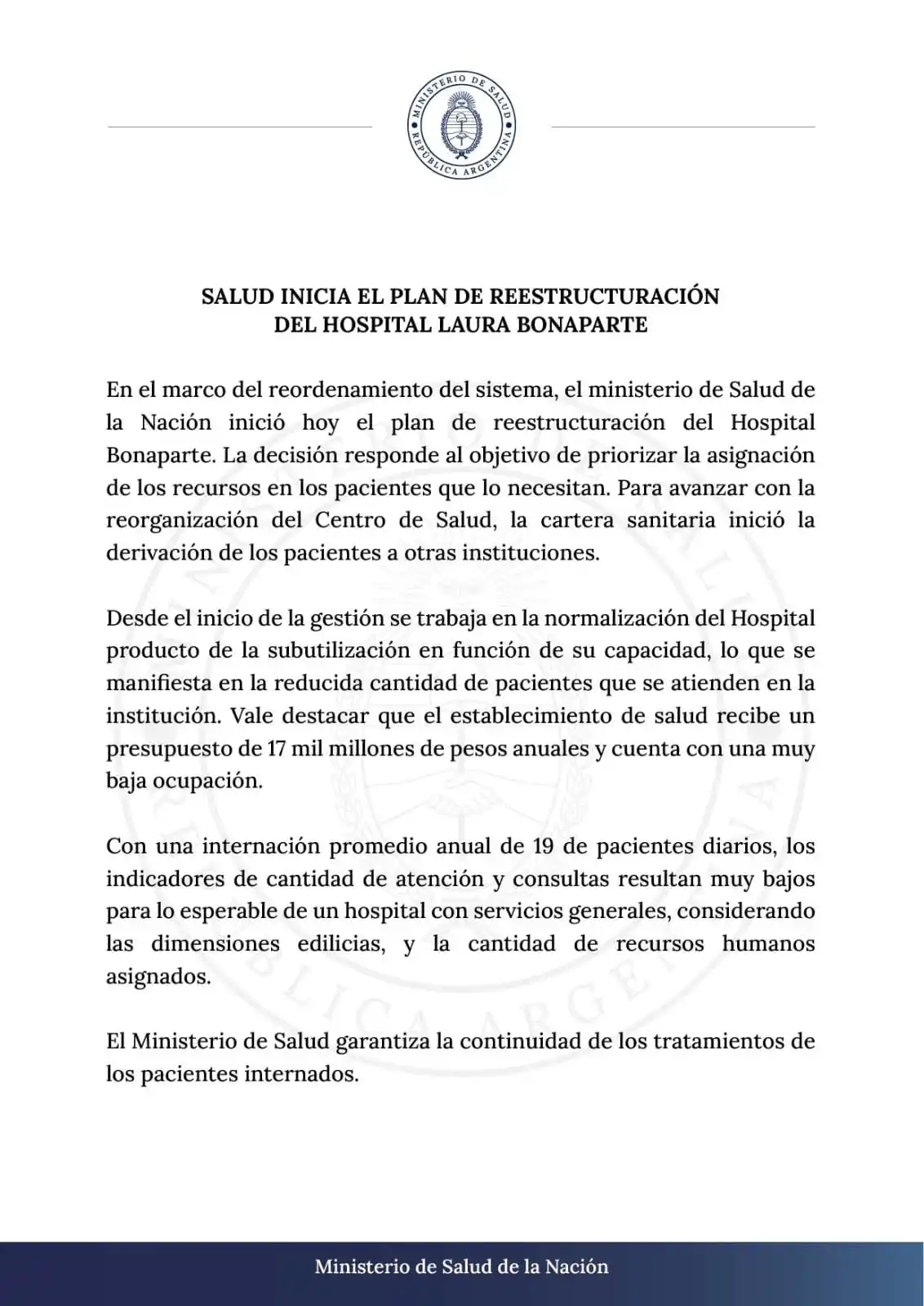 comunicado
