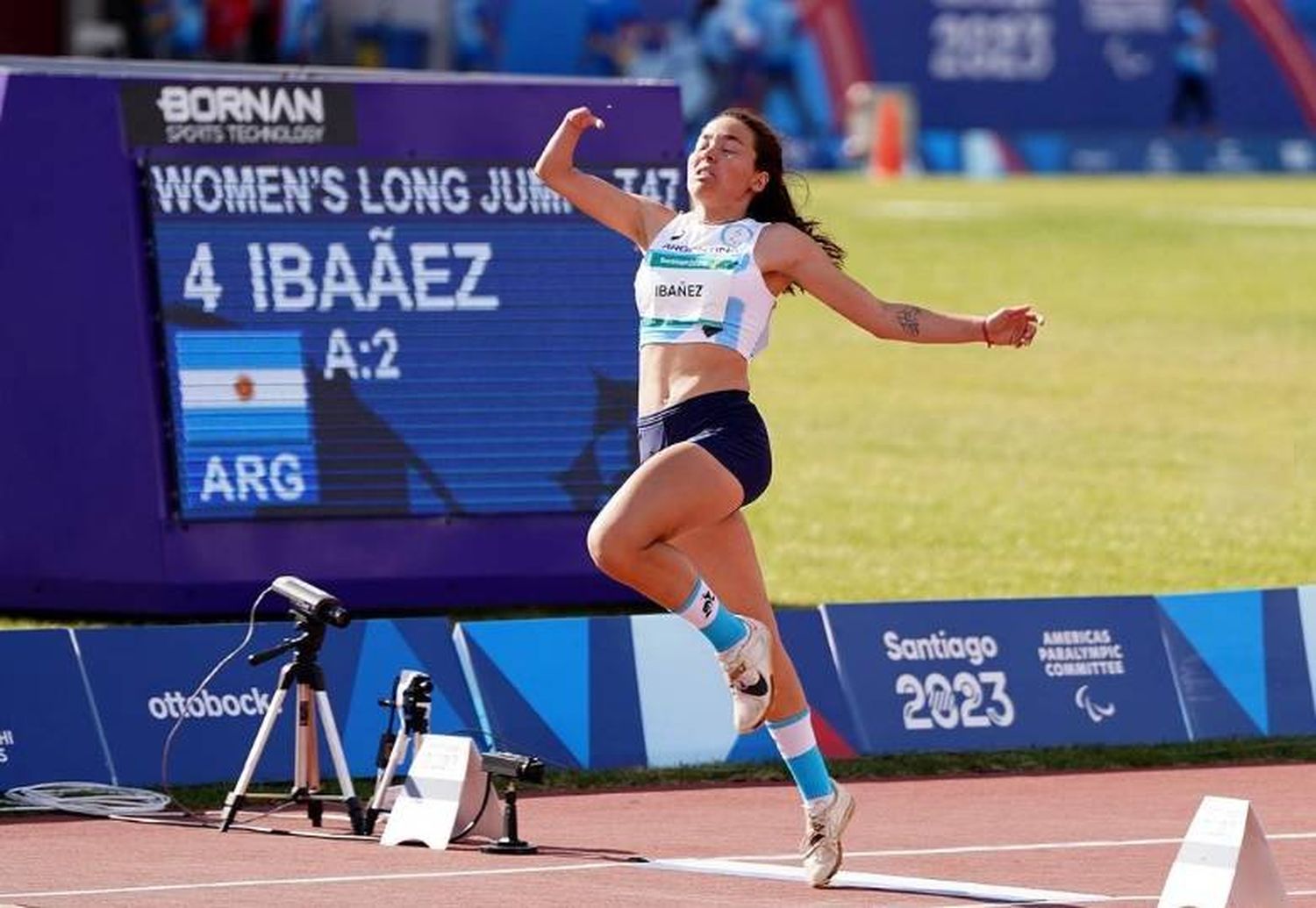 Aldana Ibáñez ganó la medalla
de bronce en Santiago 2023